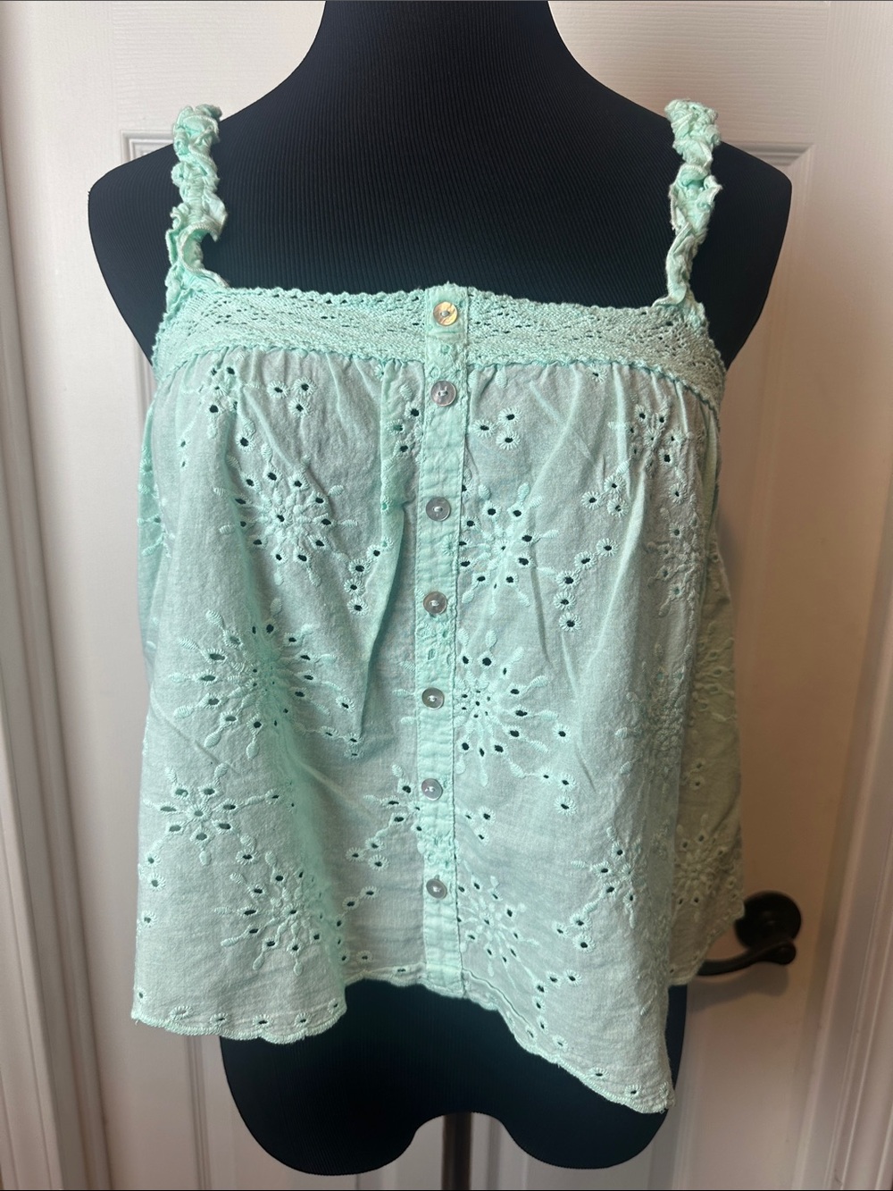 BB Dakota Steve Madden Women's Summer Sunrise Eyelet Top